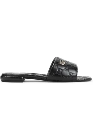 Gucci Sliders, female, , Size: 8 1/2 US Flat Sandal