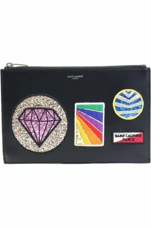 Saint Laurent Pre-owned Clutches, unisex, , Size: ONE SIZE Pre-owned Leather saint-laurent-bags