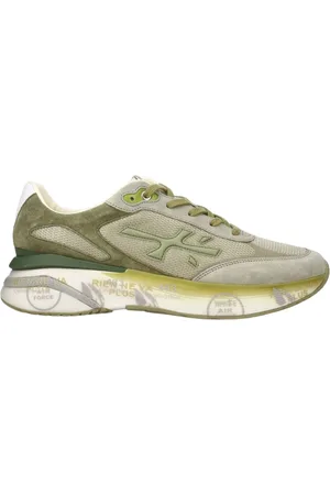 Premiata Sneakers, male, , Size: 10 US Mesh and Suede Sneakers