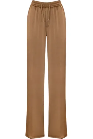 HERNO Wide Trousers, female, , Size: M Satin Pants