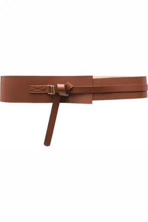D.EXTERIOR Belts, female, , Size: L Leather Belt with Buckle Closure