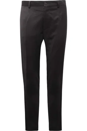 Dolce & Gabbana Slim-fit Trousers, male, , Size: 2XL Wool Trousers Made in Italy