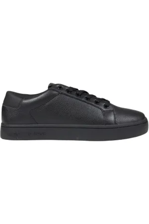 Calvin Klein Sneakers, male, , Size: 10 US Leather Lace-Up Sneakers