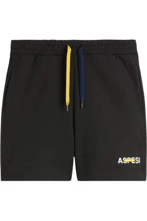Aspesi Casual Shorts, male, , Size: M Garment-Dyed Cotton Bermuda Shorts
