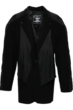 Y / PROJECT Blazers, male, , Size: M Scarf Blazer Elegant Stylish
