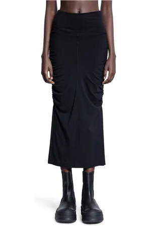 THOM KROM Midi Skirts, female, , Size: XS Jersey Ruched Side Skirt