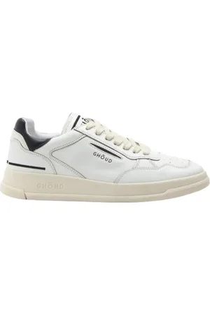 Ghoud Sneakers, male, , Size: 11 US Leather Sneakers with Embroidered Logo