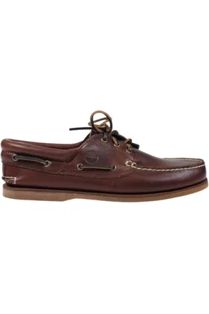 Timberland Sailor Shoes, male, , Size: 8 US Leather Lace-Up Moccasins