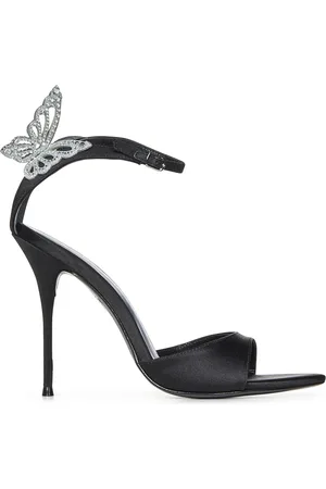 SOPHIA WEBSTER High Heel Sandals, female, , Size: 8 US Crystal Butterfly Stiletto Sandals