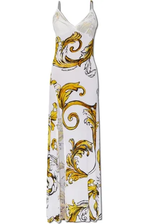 VERSACE Maxi Dresses, female, , Size: M Dress with front slit