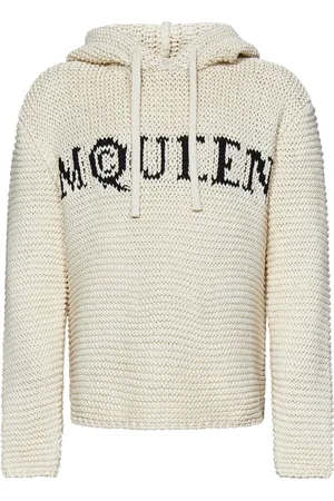 Alexander McQueen Hoodies, male, , Size: S Sweater with Black Logo
