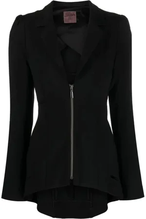 Jean Paul Gaultier Blazers, female, , Size: S Embroidered Suit Jacket