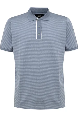 Dunhill Polo Shirts, male, , Size: M Cotton Jacquard Polo Shirt