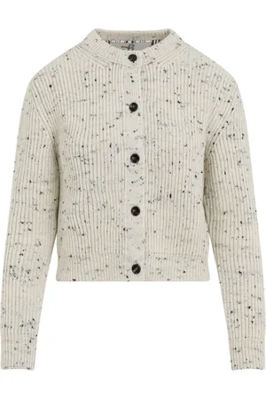 Bottega Veneta Cardigans, female, , Size: M Luxurious Nude & Neutral Sweater