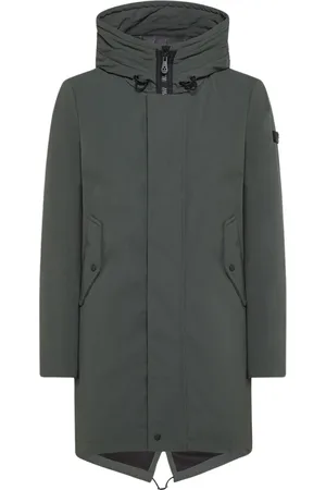 Peuterey Parkas, male, , Size: L Triple-Layer Parka with Eco-Friendly Membrane