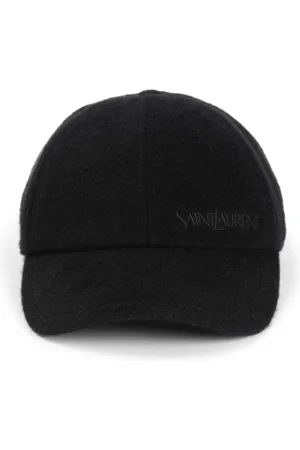 Saint Laurent Caps, female, , Size: 57 CM Luxurious Cashmere Hat
