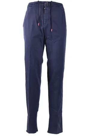 Kiton Slim-fit Trousers, male, , Size: W32 Trousers