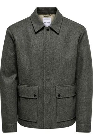Only & Sons Blazers, male, , Size: S Bungee Cord Jacket for Freewear