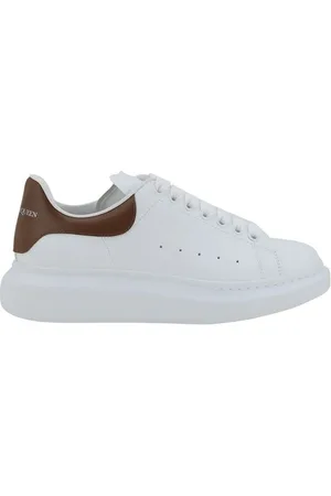 Alexander McQueen Sneakers, male, , Size: 10 1/2 US Leather Sneakers with Platform Sole