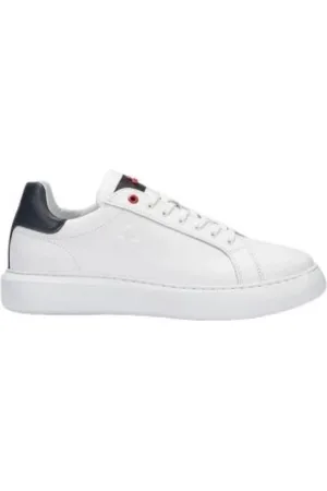 Peuterey Sneakers, male, , Size: 12 US Smooth Leather Sneakers with Bamboo Interior