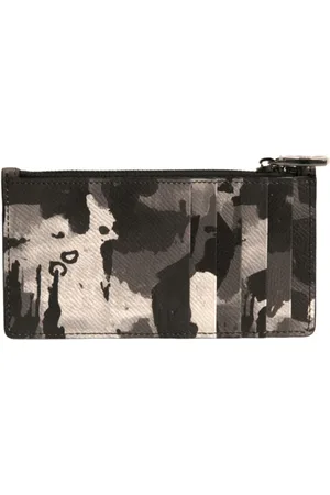 Dolce & Gabbana Wallets & Cardholders, male, , Size: ONE SIZE Camouflage Logo Coin Purse Wallet