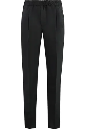 Ermenegildo Zegna Slim-fit Trousers, male, , Size: S Wool Blend Sweatpants with Pockets