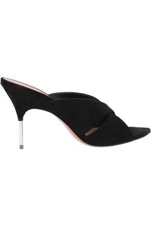 Amina Muaddi Heeled Mules, female, , Size: 8 US Elegant Samantha Sandals