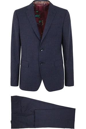 Etro Single Breasted Suits, male, , Size: XL Single Breasted Suit