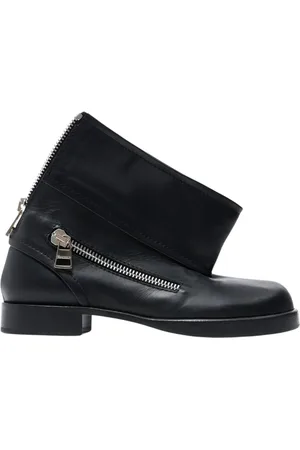 J.W.Anderson Ankle Boots, female, , Size: 8 US Leather Ankle Boot with Zip