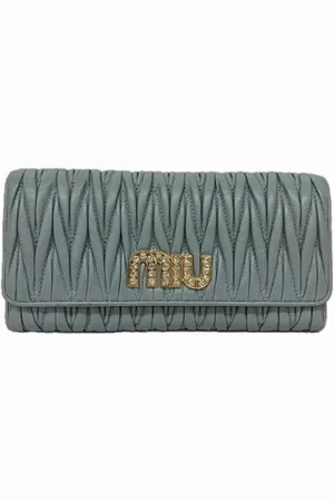 Miu Miu Pre-owned Wallets, female, , Size: ONE SIZE Pre-owned Leather wallets
