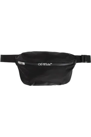 OFF-WHITE Belt Bags, male, , Size: ONE SIZE Nylon Waistbag with Logo Print