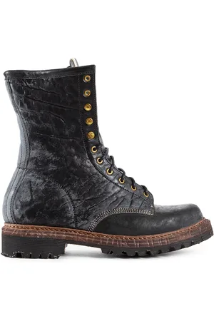 VISVIM Lace-up Boots, male, , Size: 10 US Leather Lace-Up Boots