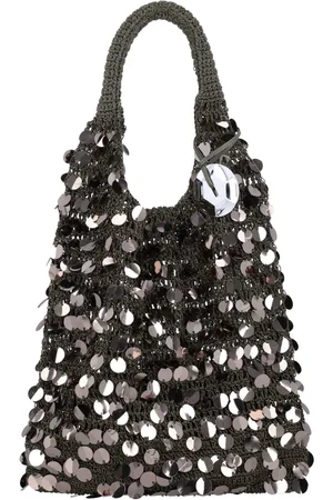 J.W.Anderson Shoulder Bags, female, , Size: ONE SIZE Sequin Hobo Bag Gunmetal Handbag