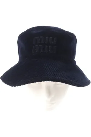 Miu Miu Pre-owned Accessories, female, , Size: ONE SIZE Pre-owned Cotton hats