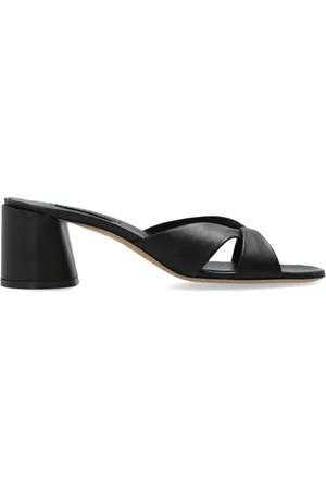 Casadei Heeled Mules, female, , Size: 6 US Leather heeled mules