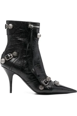Balenciaga Heeled Boots, female, , Size: 6 US Ankle Boots with Studs Detail