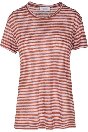 Daniele Fiesoli T-Shirts, female, , Size: M Striped Linen T-shirt