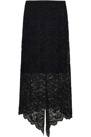Paco rabanne Midi Skirts, female, , Size: M Asymmetrical Lace Skirt