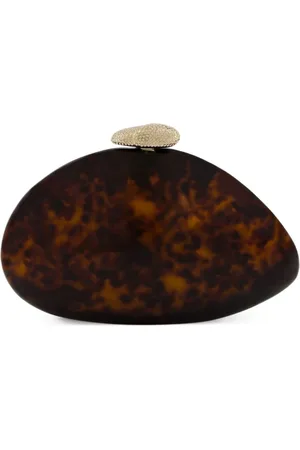BENEDETTA BRUZZICHES Clutches, female, , Size: ONE SIZE Hand-painted 3D-printed Clutch with Crystal Clasp