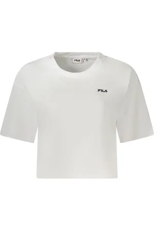 Fila T-Shirts, female, , Size: M Logo Print Cropped T-Shirt