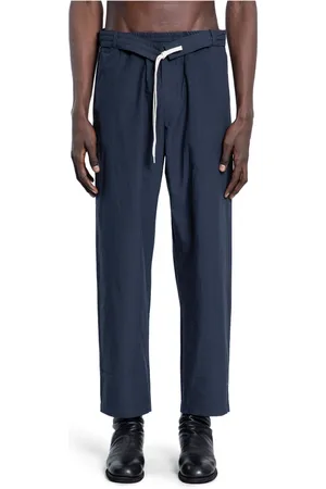 CRAIG GREEN Straight Trousers, male, , Size: M Navy Cotton Worker Trousers