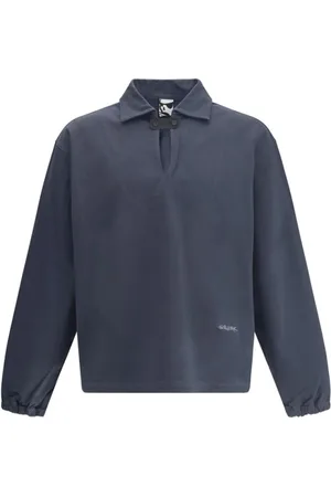 GR10K Light Jackets, male, , Size: M Long Sleeve Cotton Jersey with V-Neck