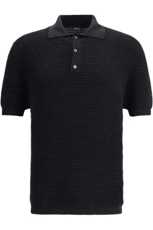 Kiton Polo Shirts, male, , Size: S Silk Polo Shirt with Classic Collar
