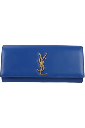 Saint Laurent Pre-owned Clutches, female, , Size: ONE SIZE Pre-owned Leather clutches
