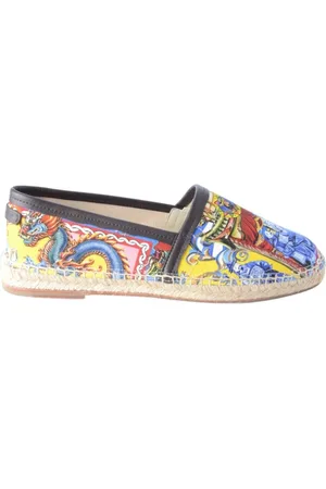 Dolce & Gabbana Espadrilles, male, , Size: 7 US Printed Canvas Espadrilles for Men