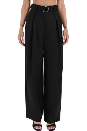 Max Mara Wide Trousers, female, , Size: XS Wide Linen Pants Model Jane