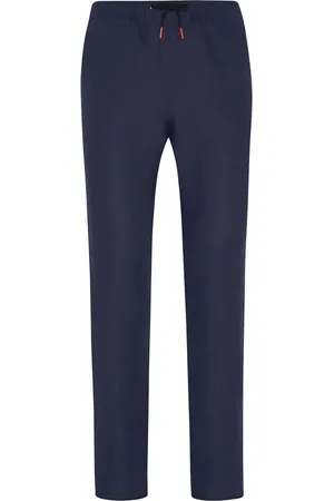 Kiton Slim-fit Trousers, male, , Size: L Linen Straight-Leg Trousers