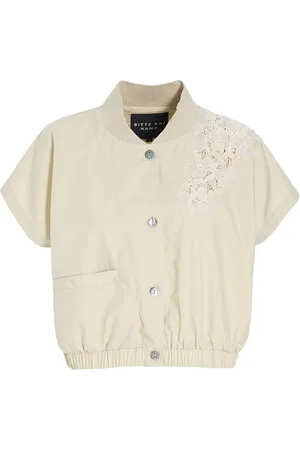 Bitte Kai Rand Shirts, female, , Size: XL Ivory Lace Sleeveless Blouse