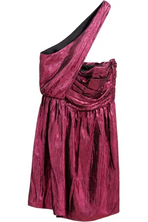 Saint Laurent Party Dresses, female, , Size: S Fuchsia Disco Mini Dress