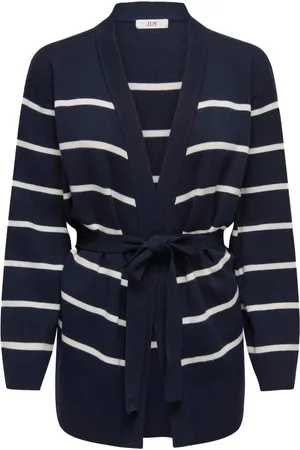 JACQUELINE DE YONG Cardigans, female, , Size: XS Striped Cardigan Knitwear